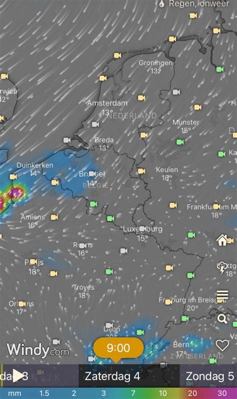 Het weerbericht voor Chimay